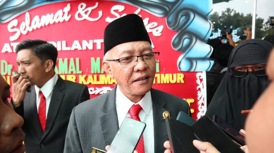 Teks: Wakil Ketua DPRD Kalimantan Timur Muhammad Samsun